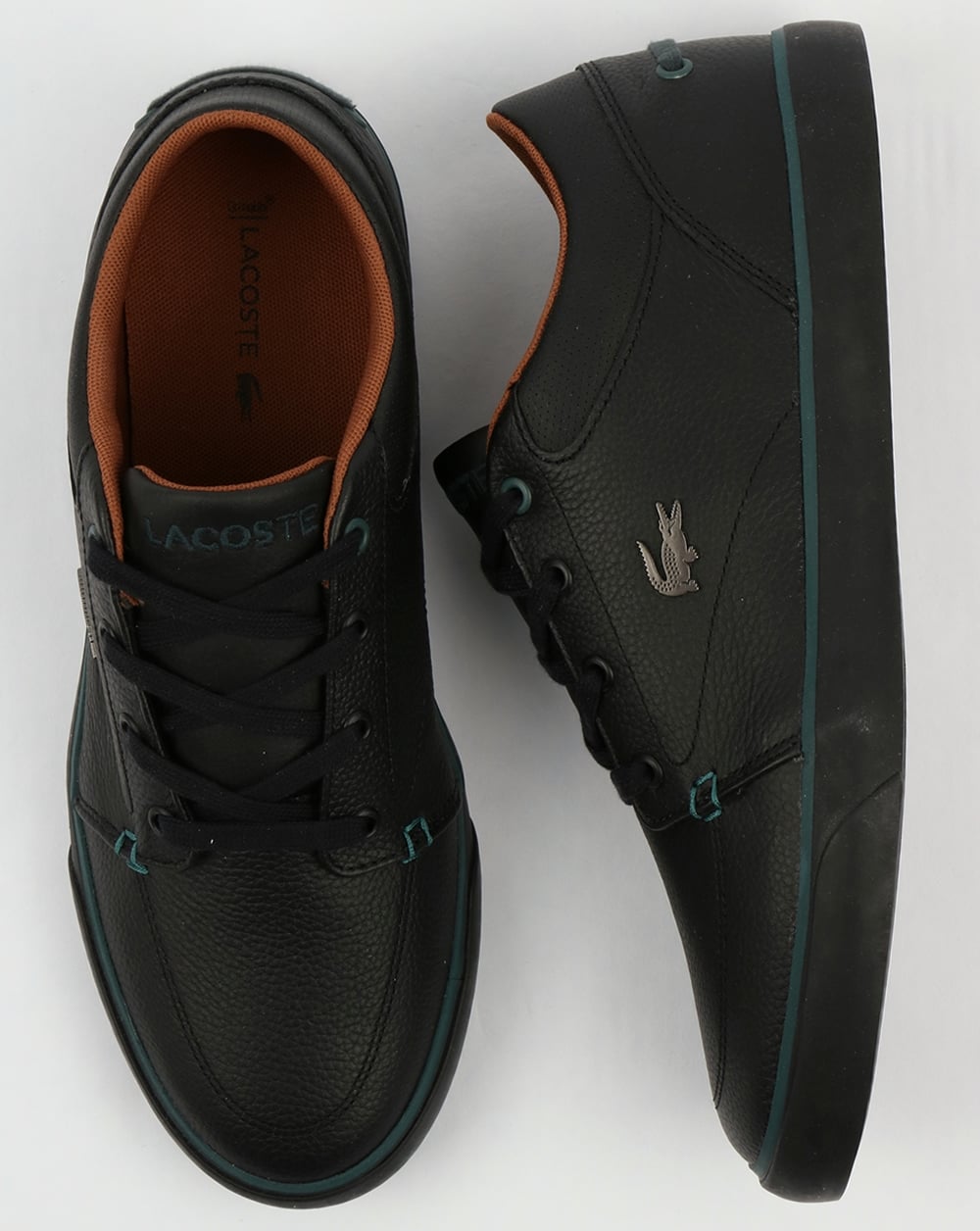 Lacoste Footwear Bayliss Leather Trainers Black