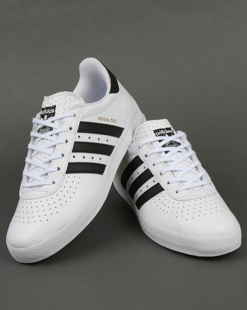 Adidas 350 Trainers White/Black