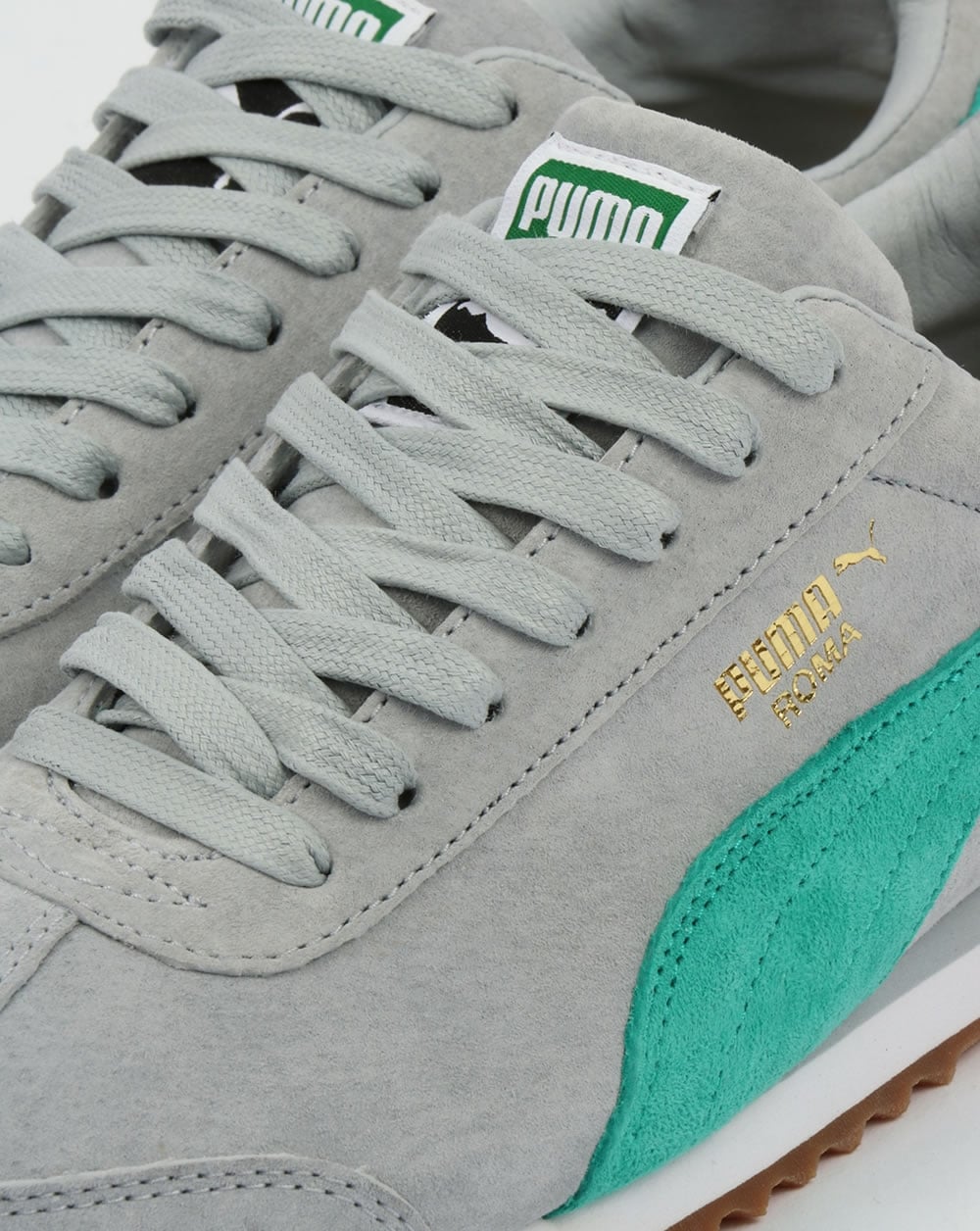 Puma Roma Trainers Blue/Green/White