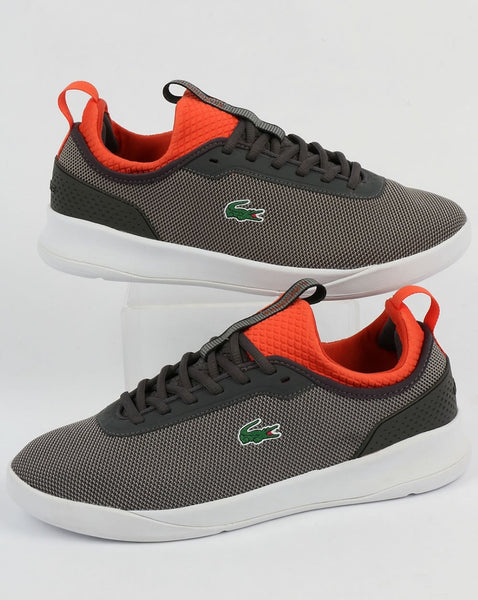 Lacoste Footwear LT Spirit 2.0 Trainers Dark Grey/Red
