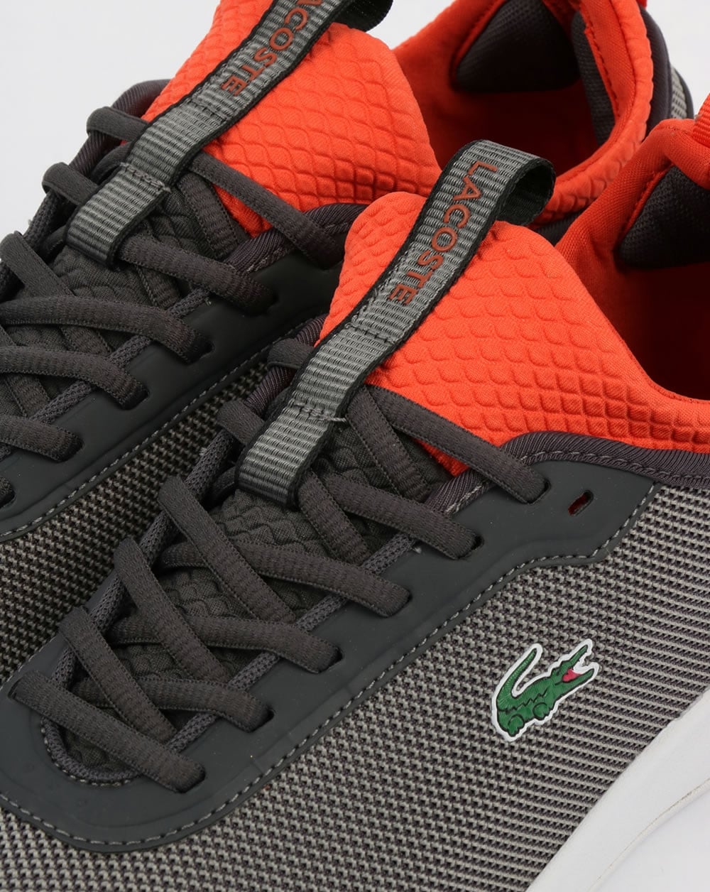 Lacoste Footwear LT Spirit 2.0 Trainers Dark Grey/Red