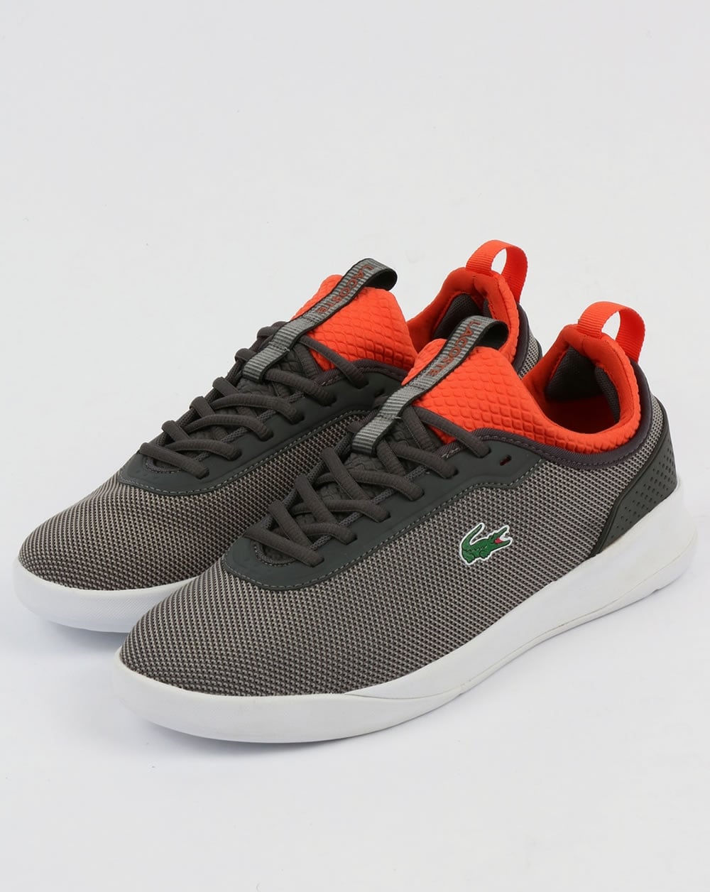 Lacoste Footwear LT Spirit 2.0 Trainers Dark Grey/Red
