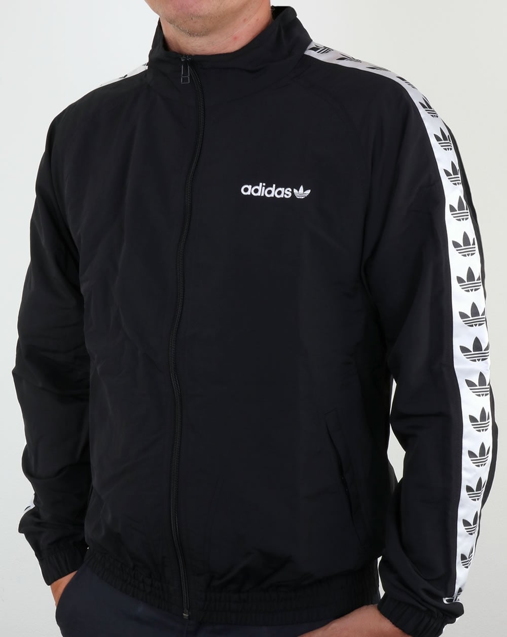 Adidas Originals TNT Tape Wind Jacket Black/White