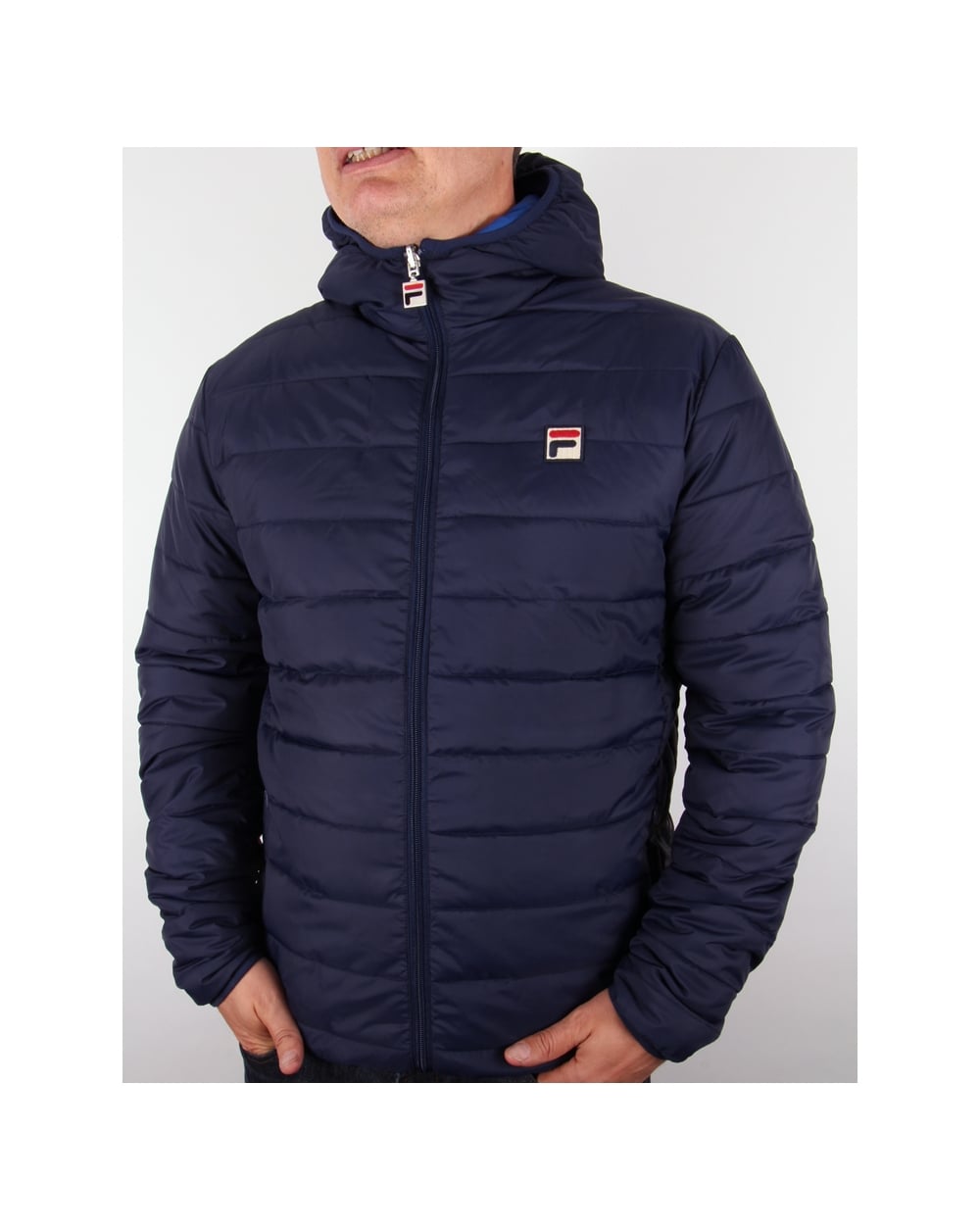 Fila Vintage Reversible Puffer Jacket Navy/royal