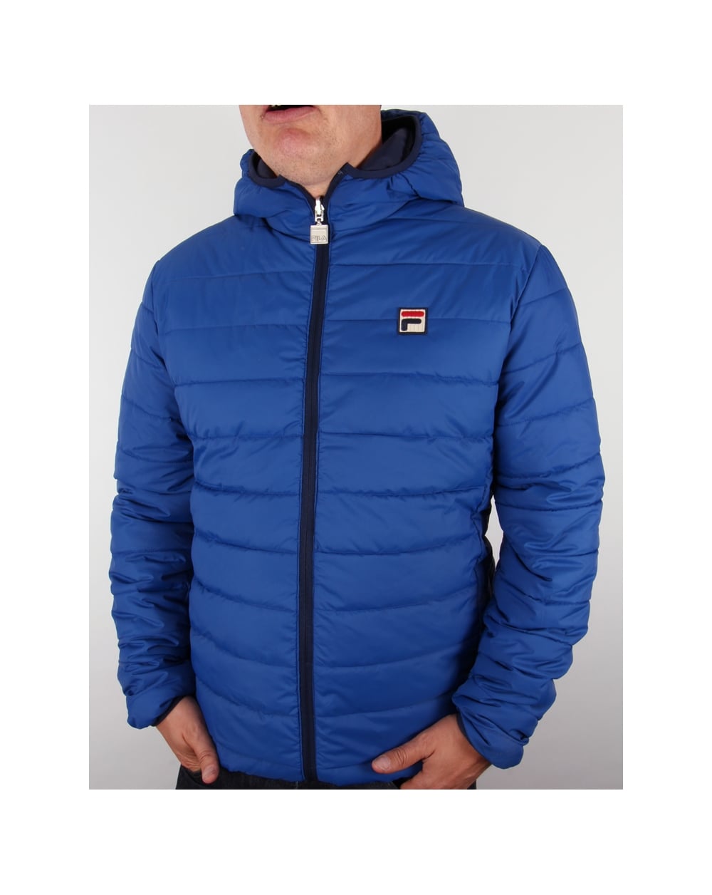 Fila Vintage Reversible Puffer Jacket Navy/royal