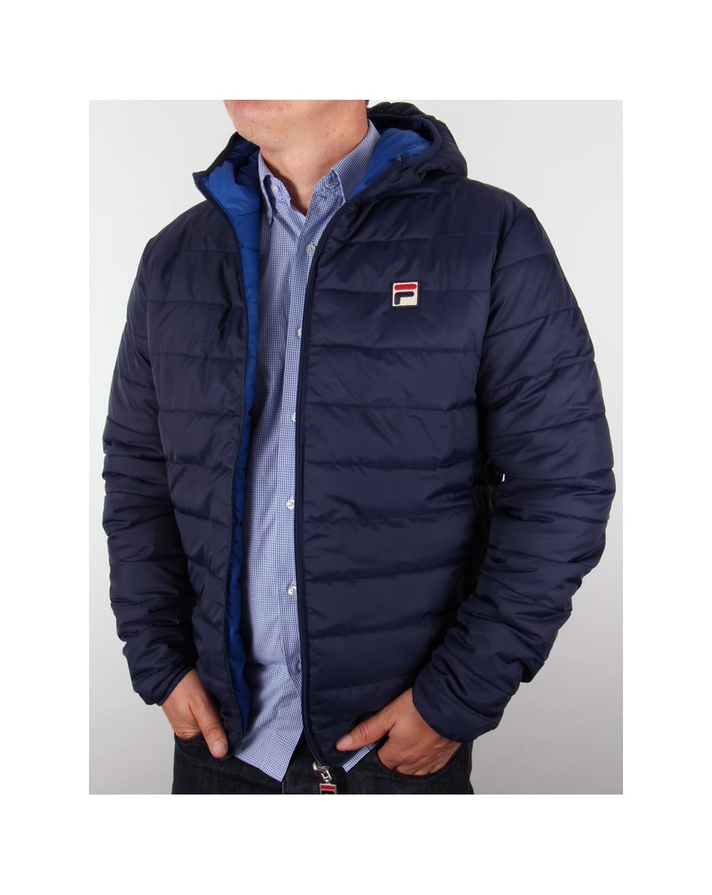 Fila Vintage Reversible Puffer Jacket Navy/royal