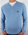 Lyle And Scott V Neck Jumper Azure Blue
