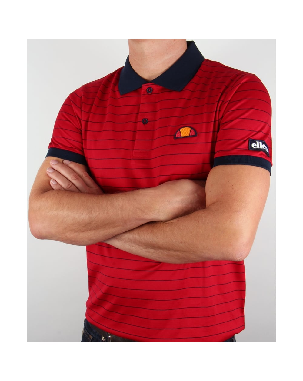 Ellesse Triesti Polo Shirt Red