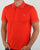 Lacoste Tipped Polo Shirt Etna Red/Navy
