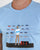 Eighties Tales Of Train Journeys T Shirt Sky Blue