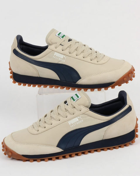 Puma Fast Rider OG Trainers Birch/Navy/White