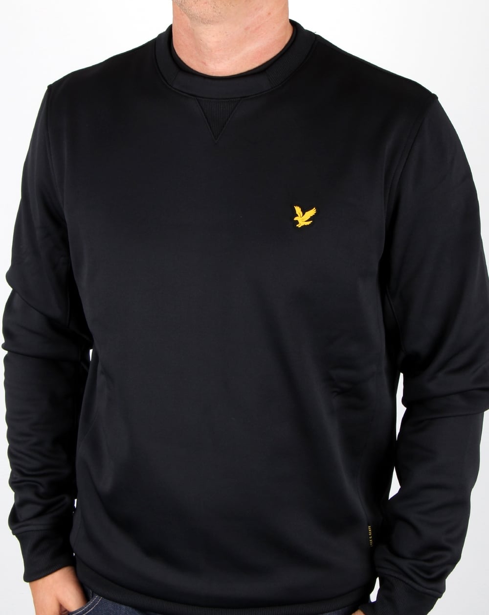 Lyle And Scott Thompson Fleece Crew Jumper True Black