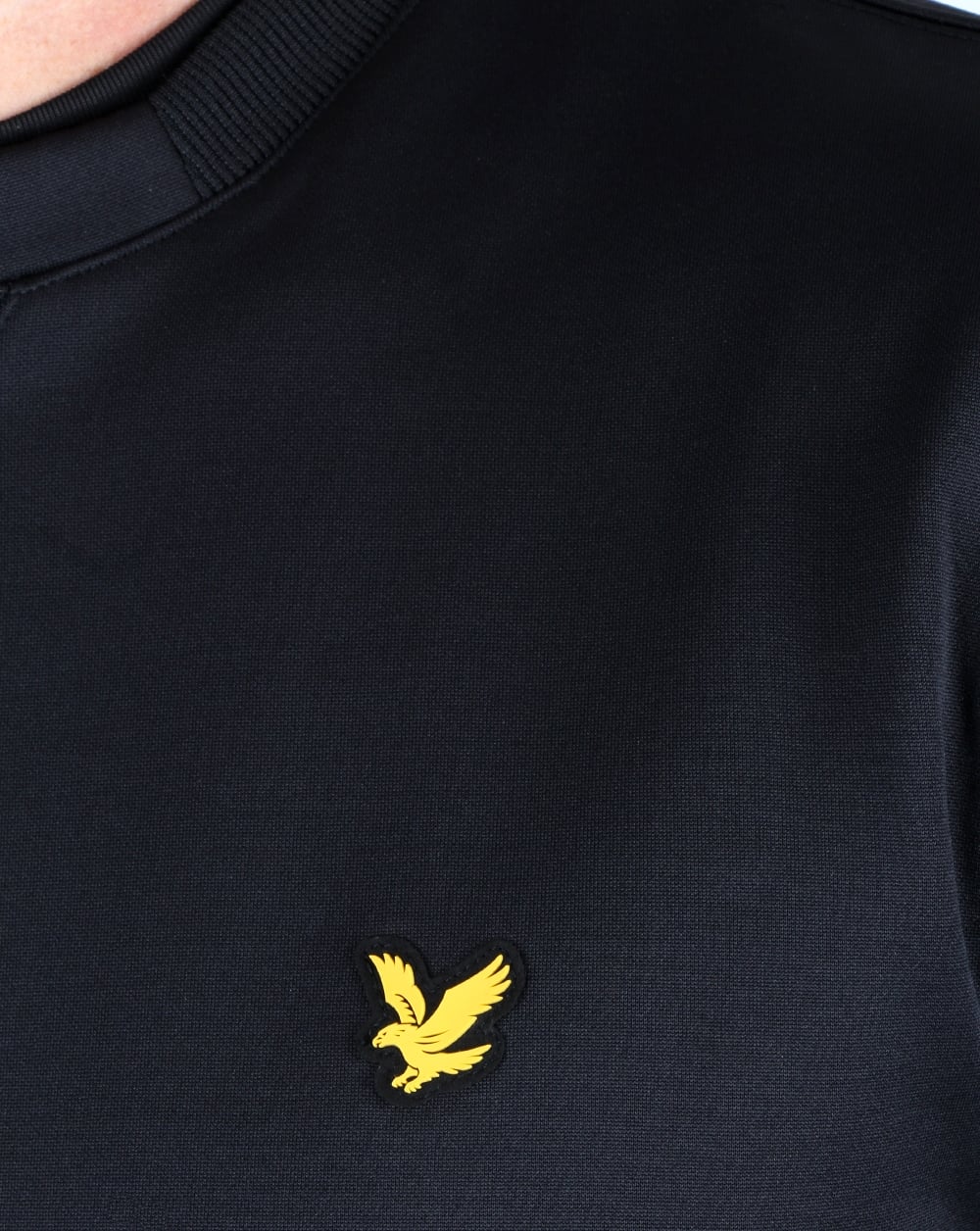Lyle And Scott Thompson Fleece Crew Jumper True Black