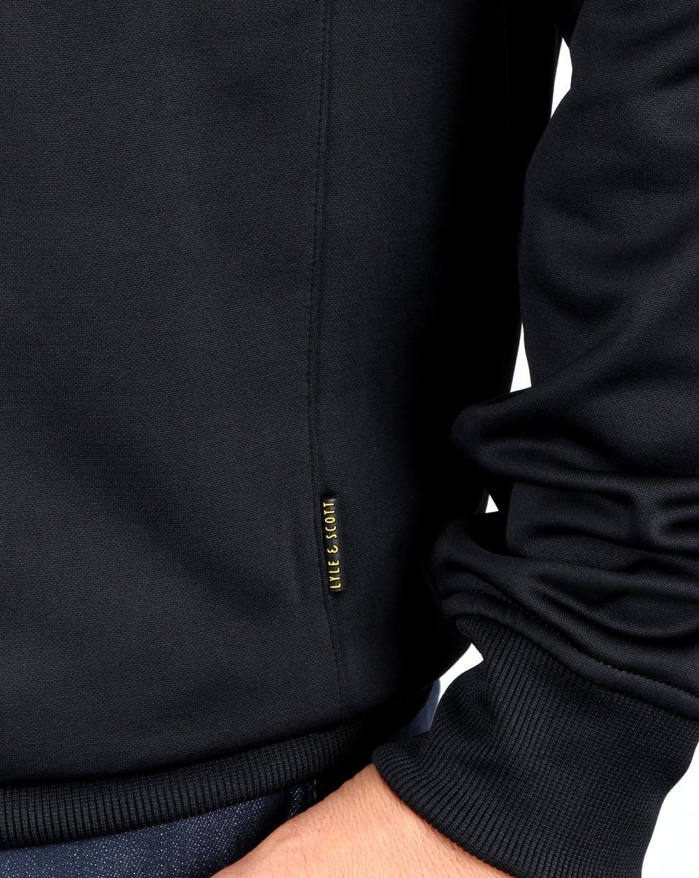 Lyle And Scott Thompson Fleece Crew Jumper True Black