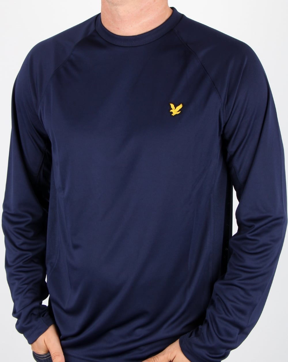 Lyle And Scott Fitness Long Sleeve Fitness T Shirt Navy