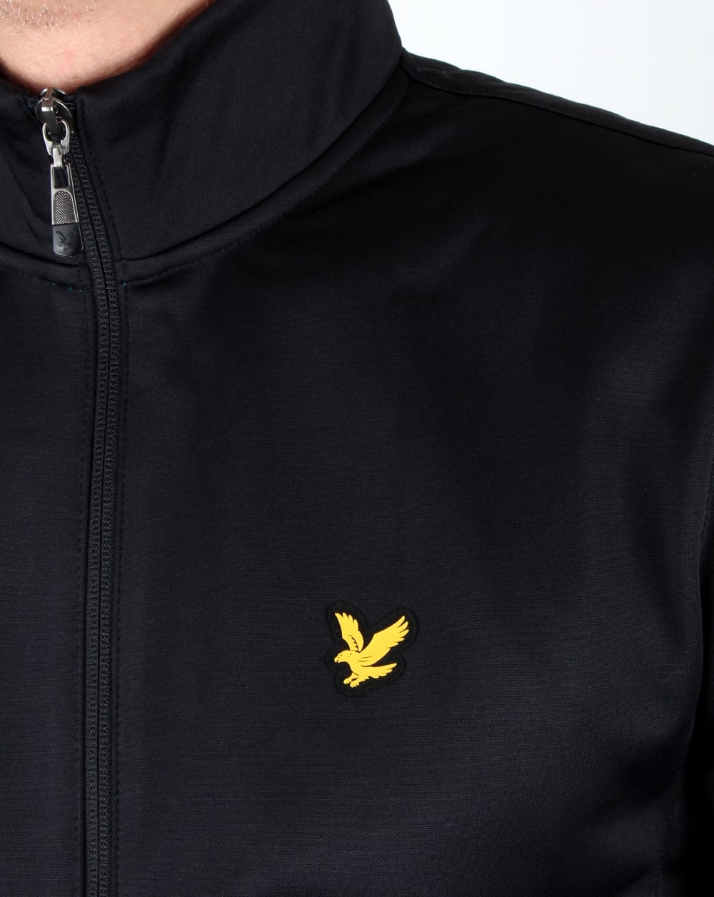 Lyle And Scott Funnel Neck Track Top True Black