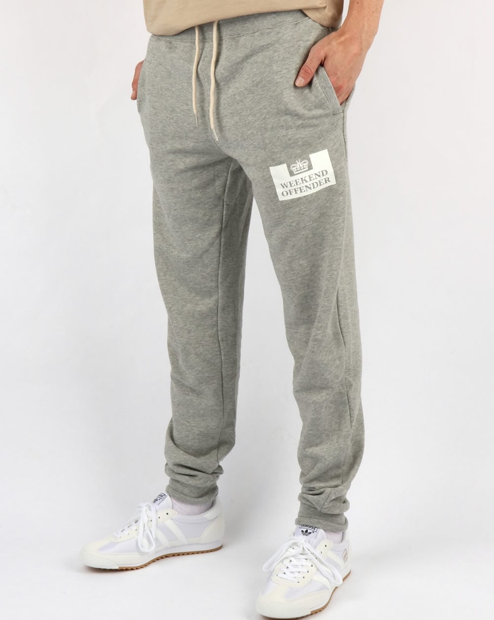 Weekend Offender Classic Jog Pant Grey Marl