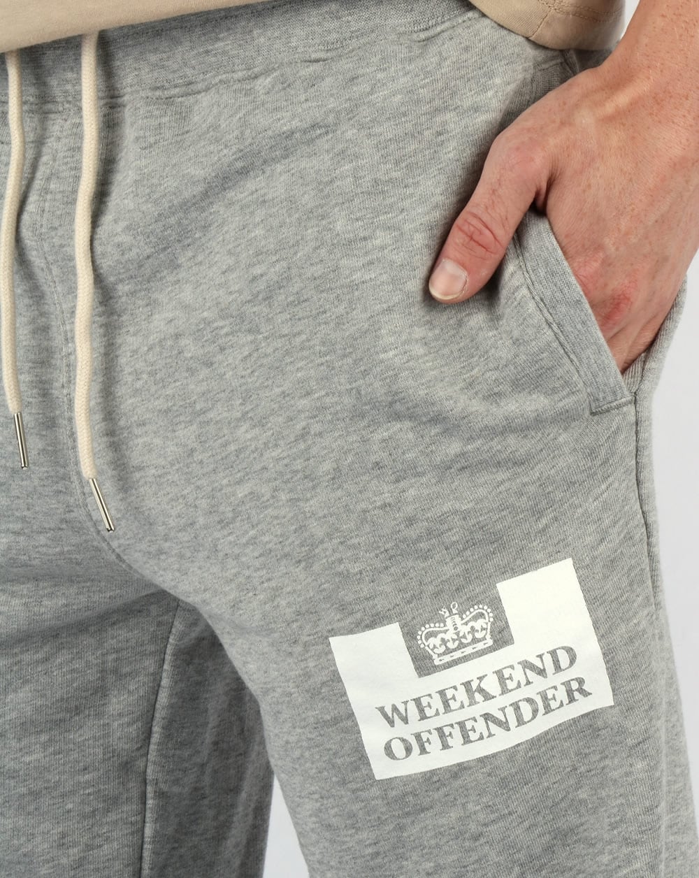Weekend Offender Classic Jog Pant Grey Marl