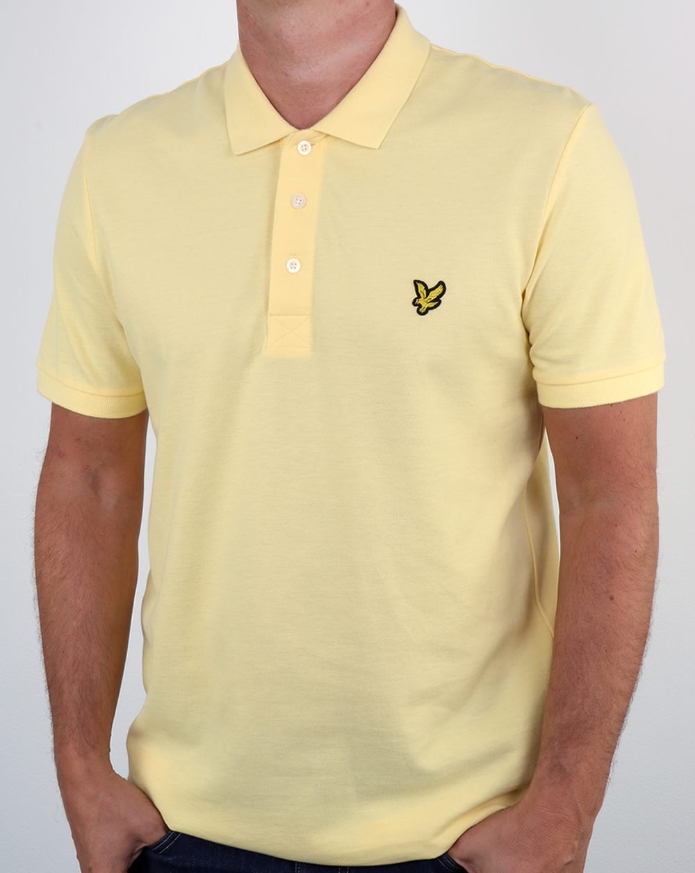 Lyle And Scott Polo Shirt Pale Yellow