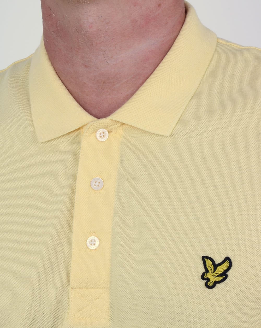 Lyle And Scott Polo Shirt Pale Yellow