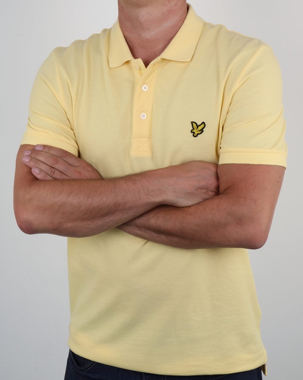 Lyle And Scott Polo Shirt Pale Yellow