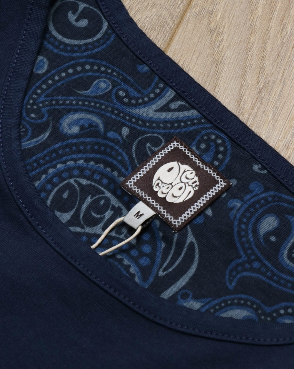 Pretty Green Gillespie Logo T Shirt Navy