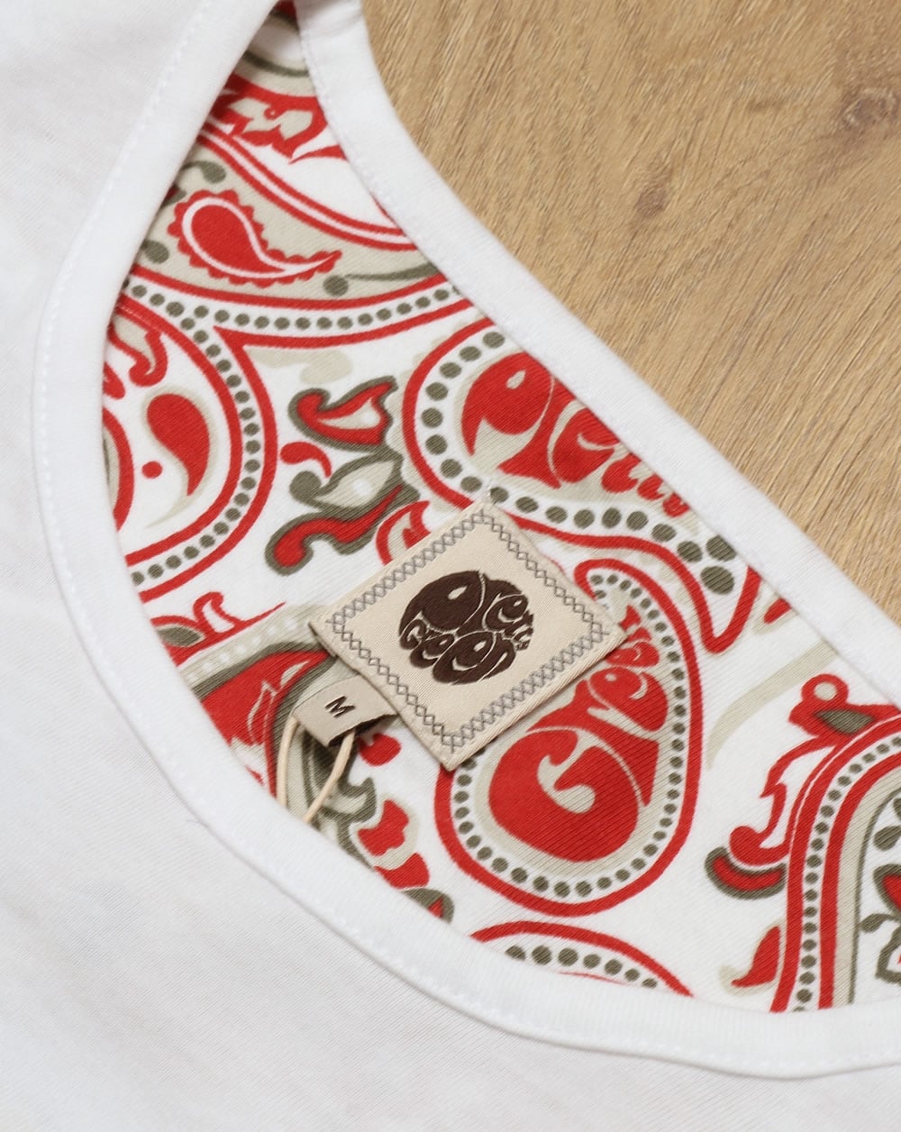 Pretty Green Mitchell Long Sleeve T Shirt White