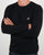 Pretty Green Mitchell Long Sleeve T Shirt Black