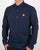 Pretty Green Horlock Long Sleeve Polka Dot Shirt Navy
