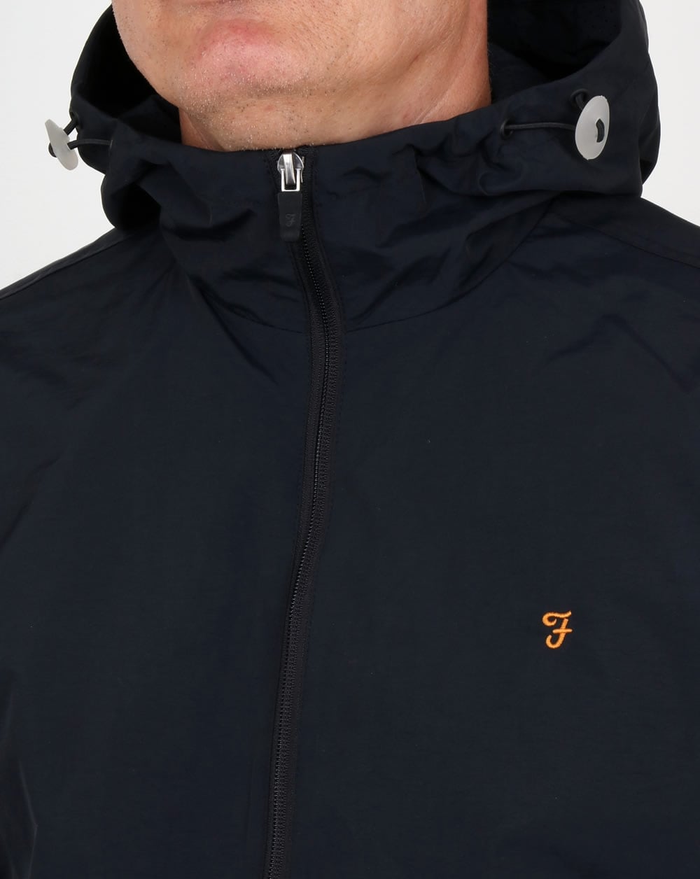 Farah Newbern Hooded Jacket Black