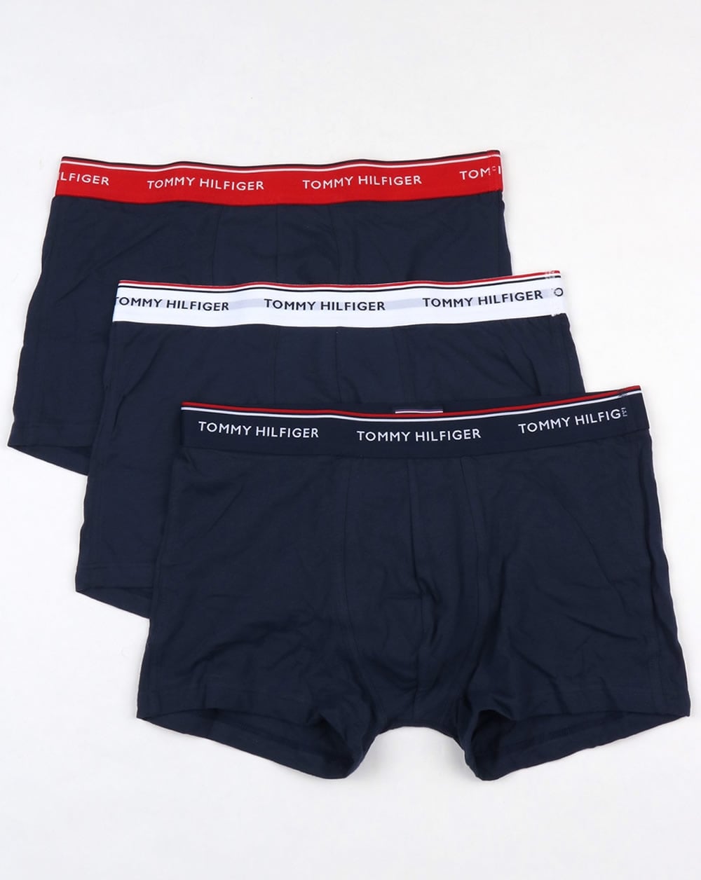 Tommy Hilfiger 3 Pack Boxer Shorts Navy/Multi Band