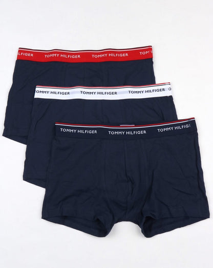 Tommy Hilfiger 3 Pack Boxer Shorts Navy/Multi Band