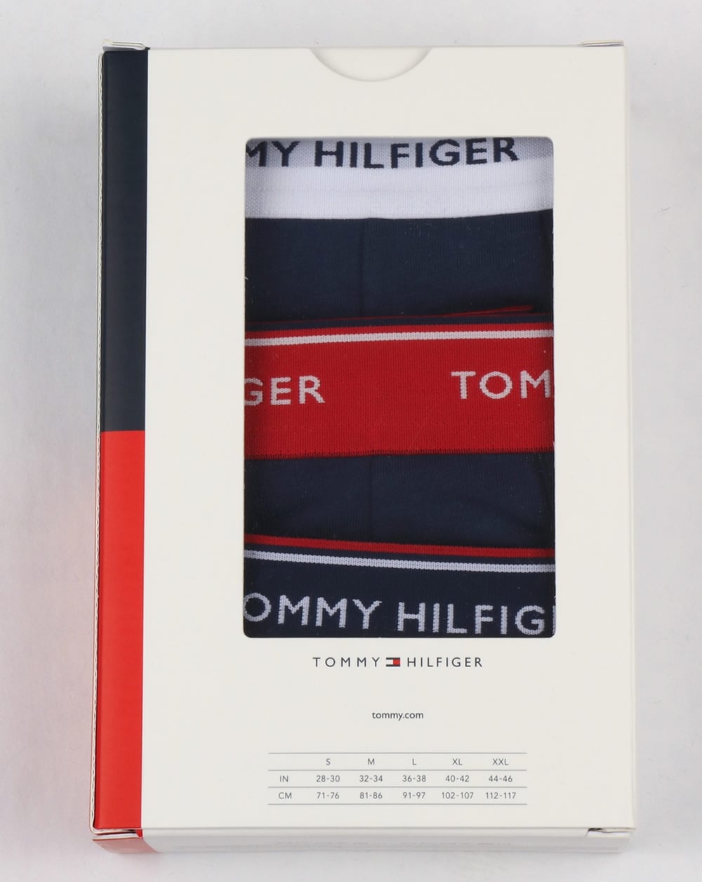 Tommy Hilfiger 3 Pack Boxer Shorts Navy/Multi Band