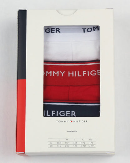 Tommy Hilfiger 3 Pack Boxer Shorts White/Red/Navy