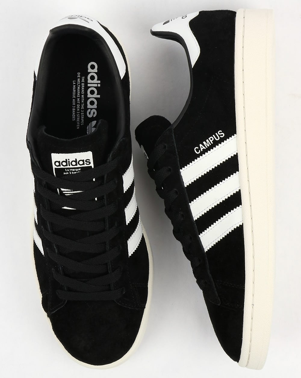 Adidas Campus Trainers Black/White
