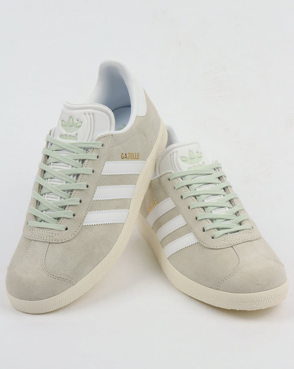 Adidas Gazelle Trainers Linen Green/White