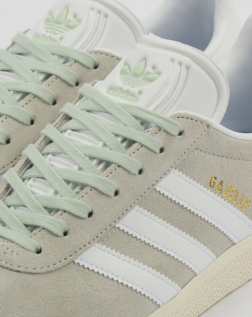 Adidas Gazelle Trainers Linen Green/White