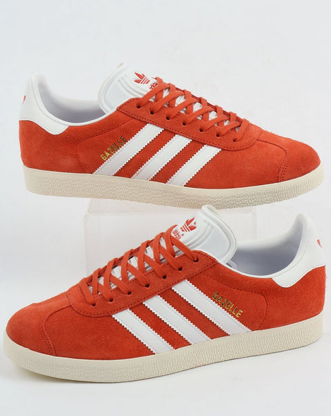 Adidas Gazelle Trainers Vintage Orange/White
