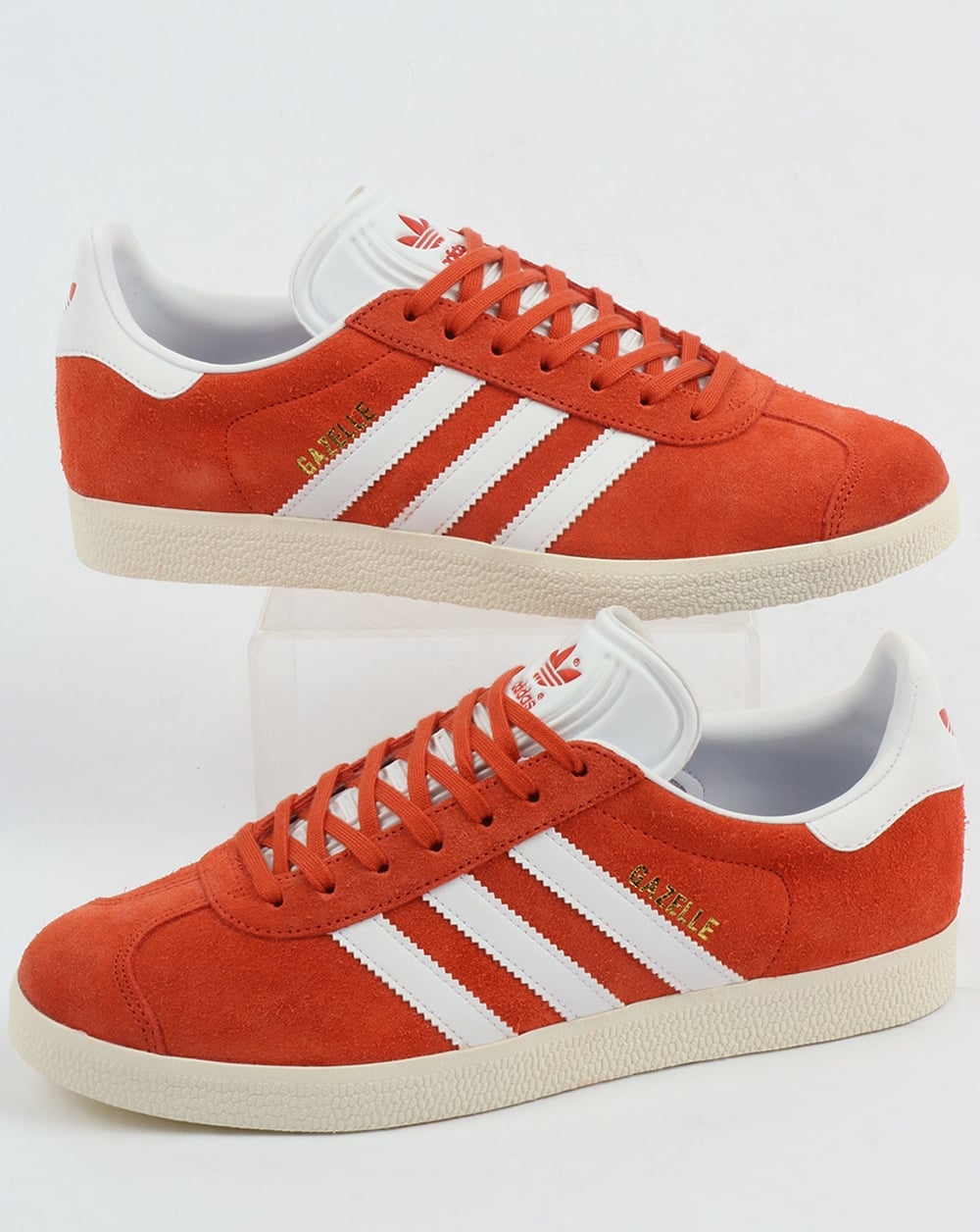 Adidas Gazelle Trainers Vintage Orange/White