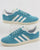 Adidas Gazelle Vintage Trainers Light Blue/White