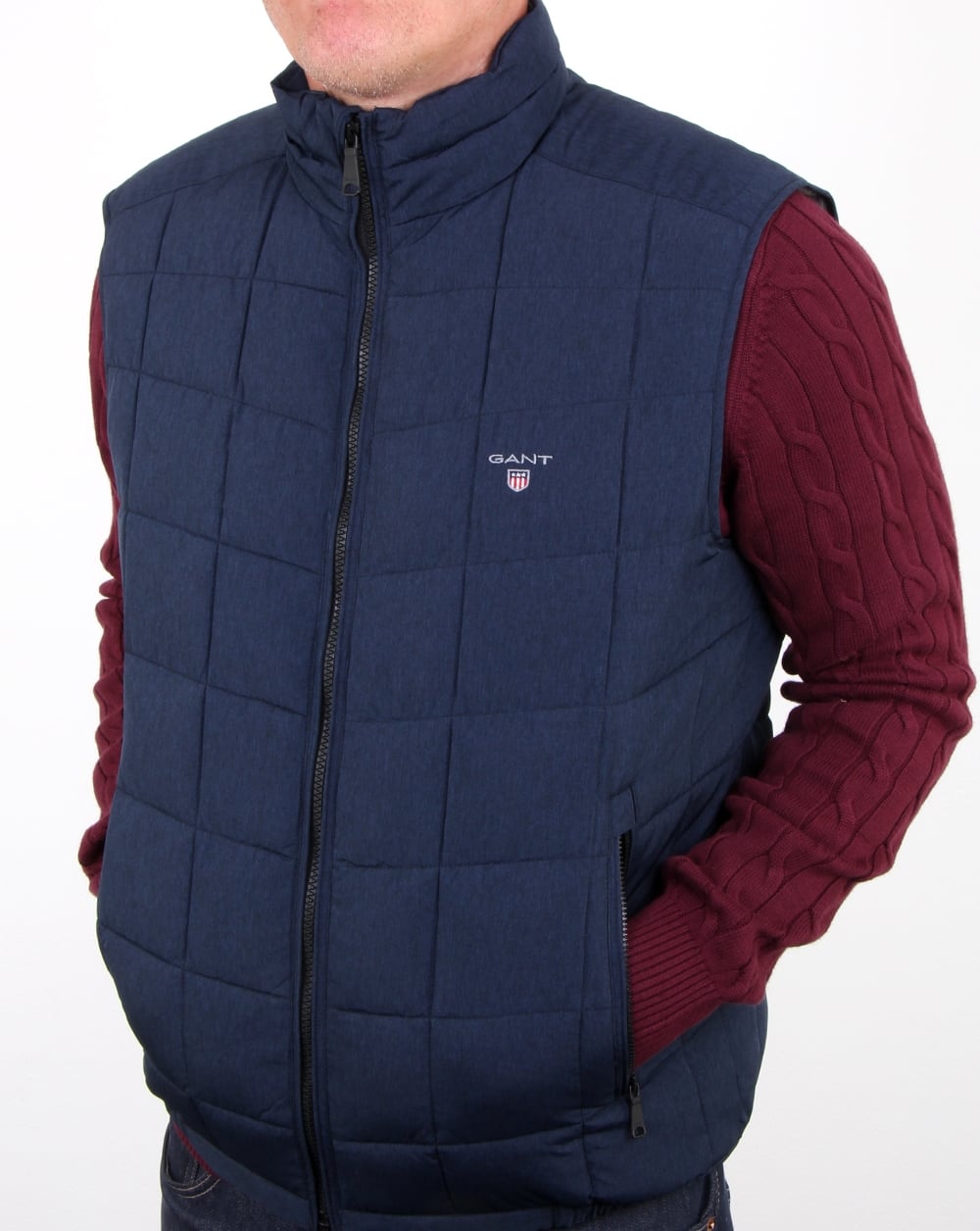 Gant Lw Cloud Vest Navy