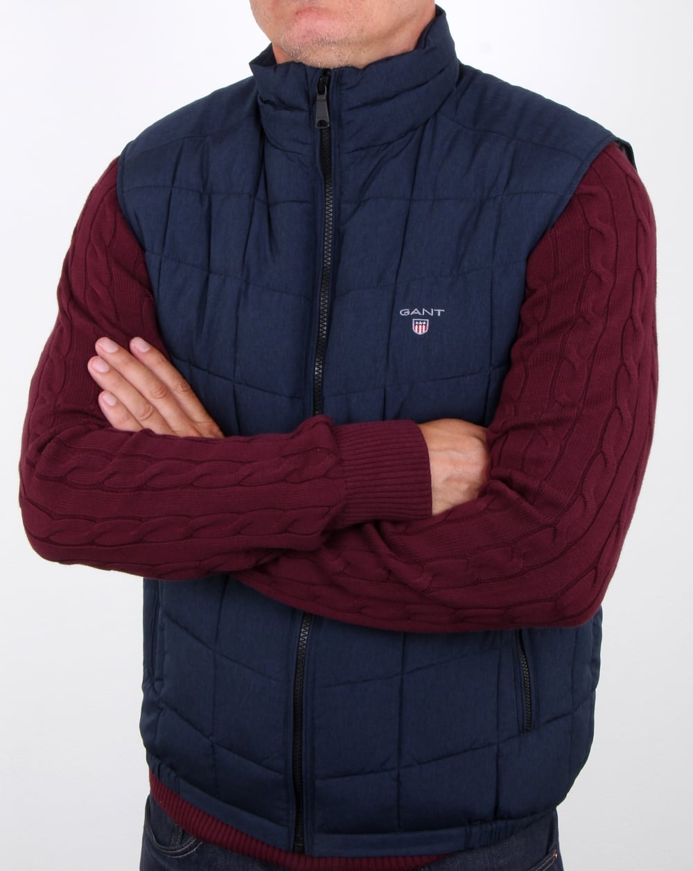 Gant Lw Cloud Vest Navy