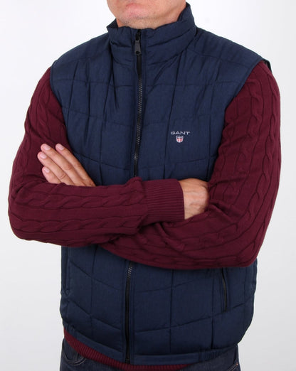 Gant Lw Cloud Vest Navy