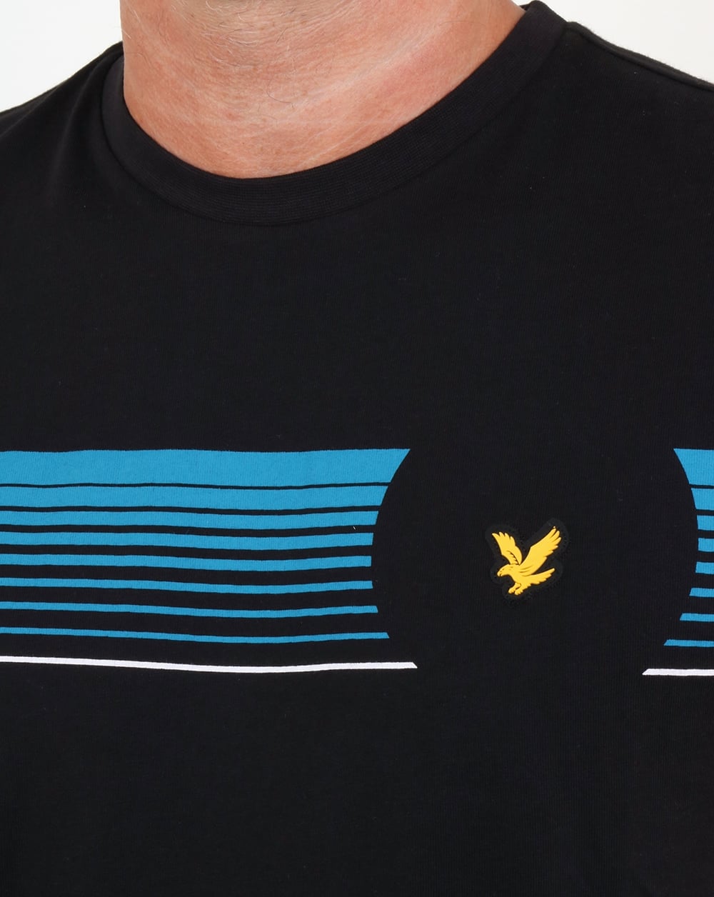 Lyle And Scott Robson Graphic T Shirt True Black