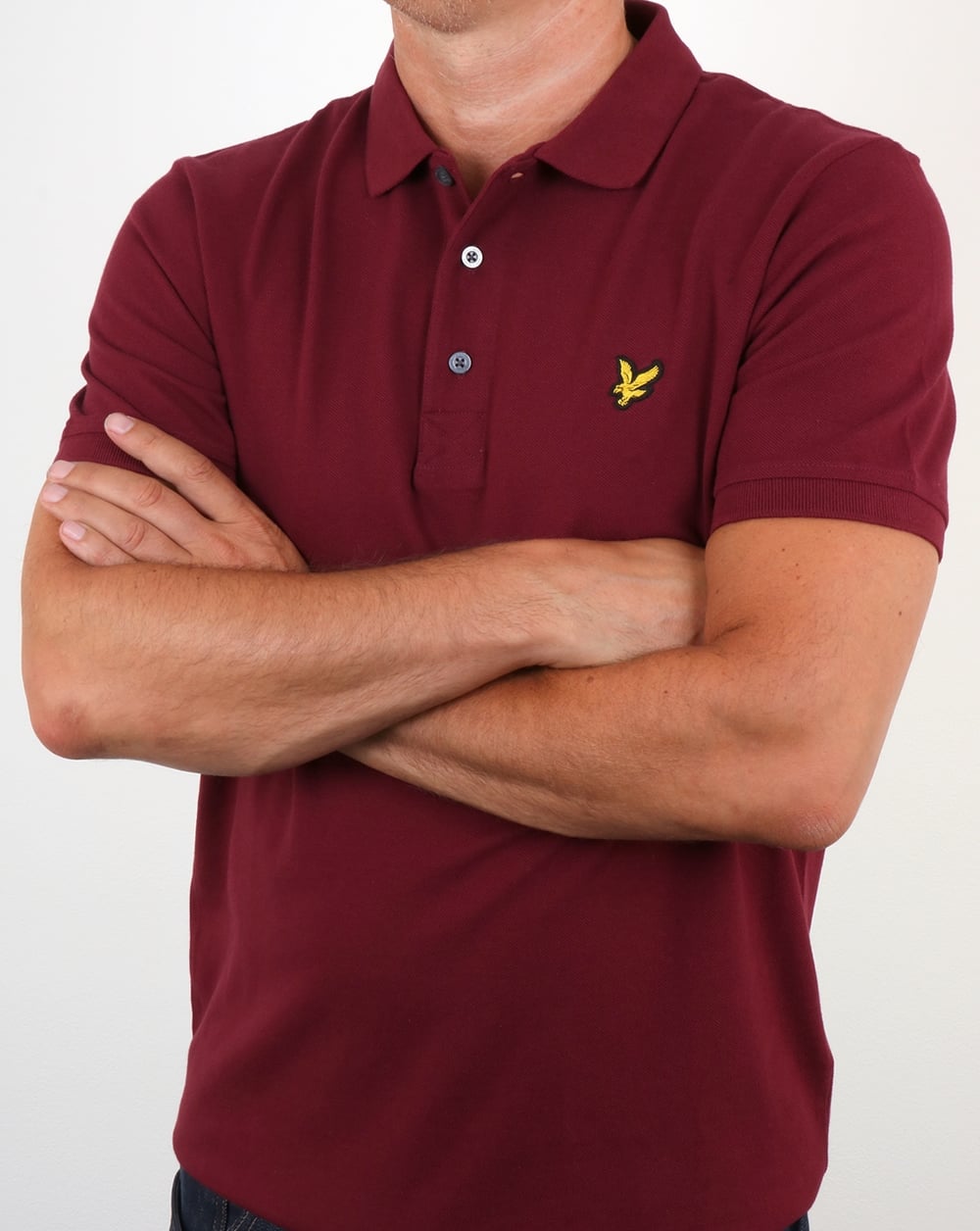 Lyle And Scott Polo Shirt Claret