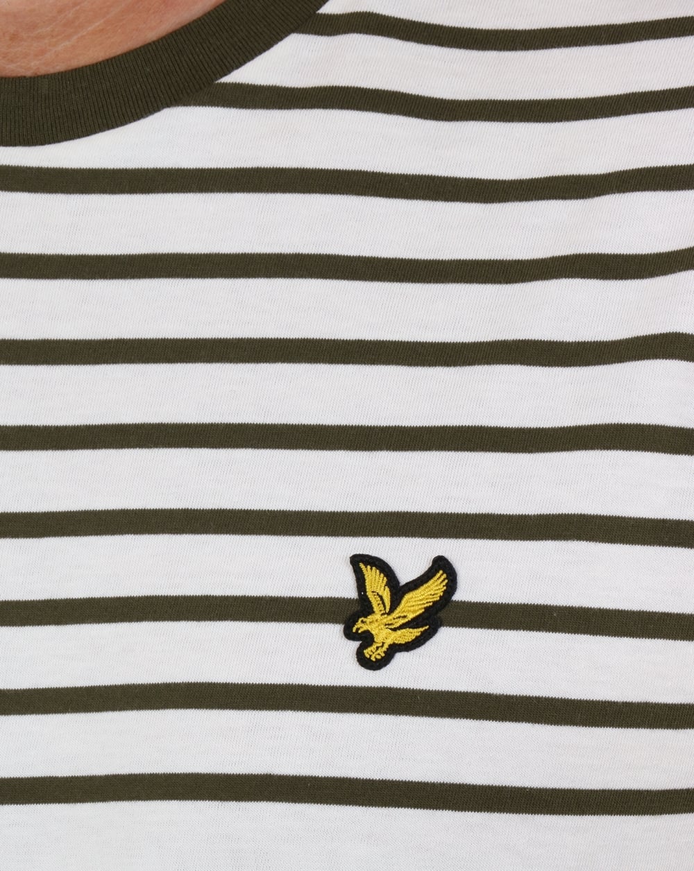 Lyle And Scott Breton Stripe T-shirt Olive
