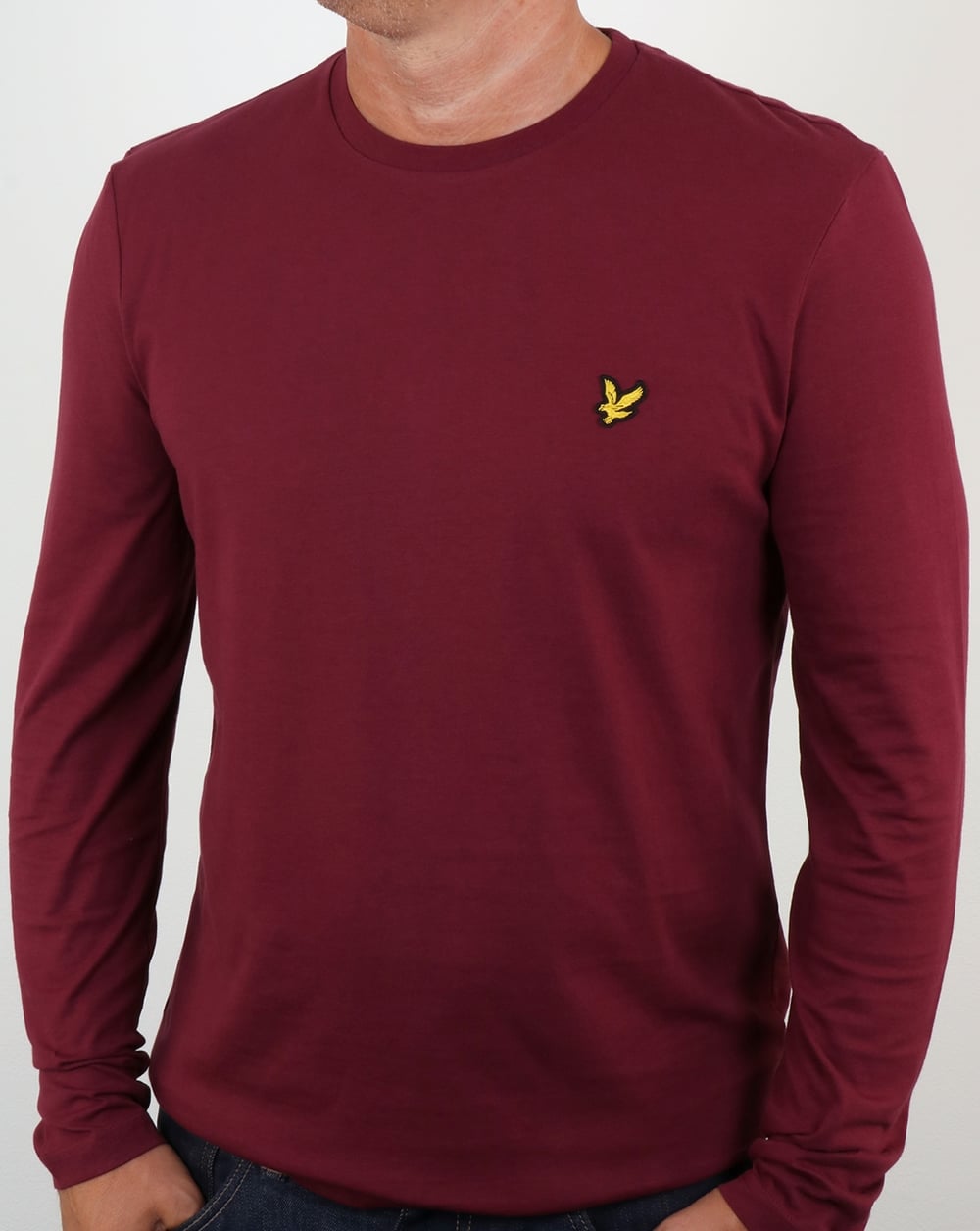 Lyle And Scott Long Sleeve T-shirt Claret