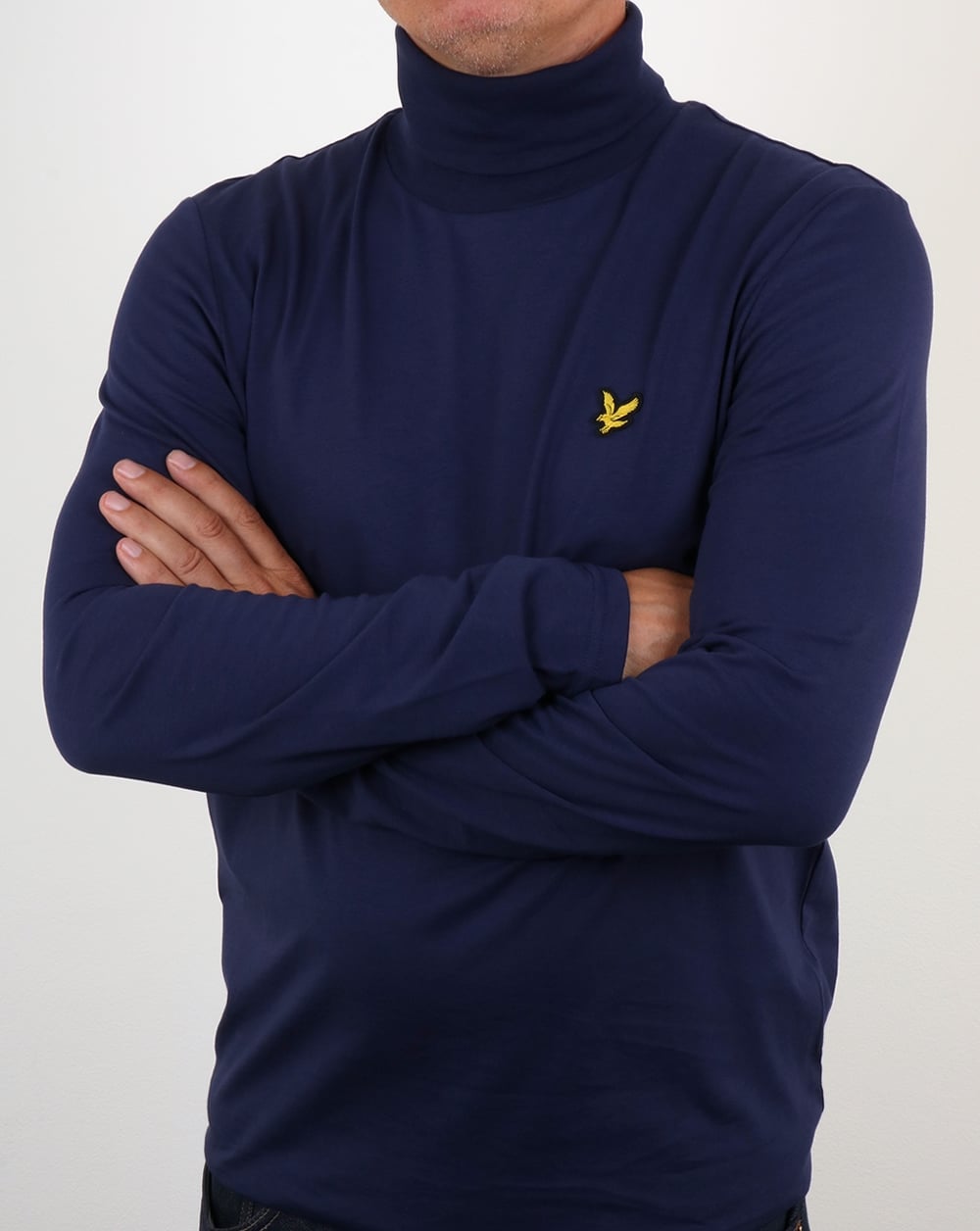 Lyle And Scott Roll Neck Navy