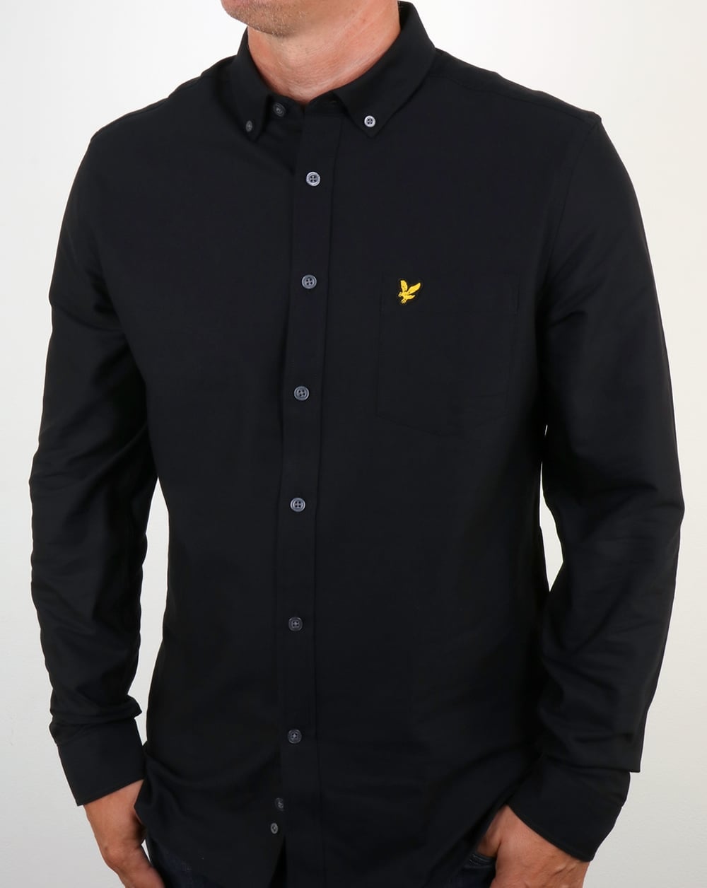 Lyle And Scott Oxford Shirt Black