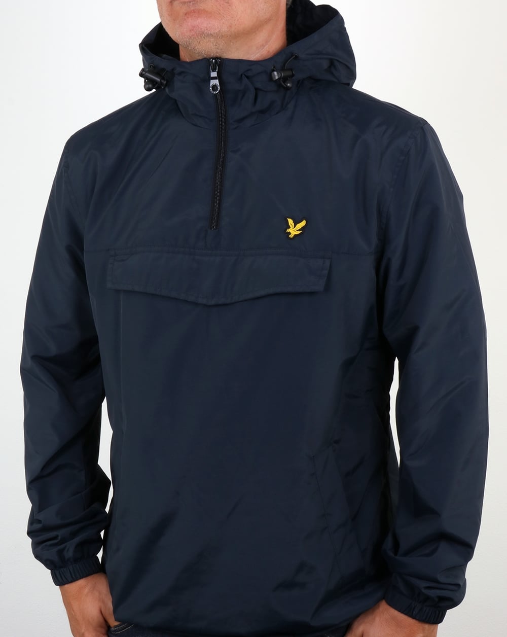 Lyle And Scott Qtr Zip Jacket Navy